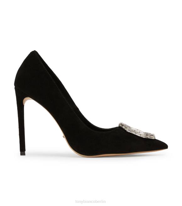Bling Heels| de Tony Bianco Frauen Alison Heels schwarzes Wildleder 4624297